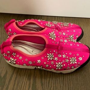 Women’s Dior Pink Crystal Embellished Sneakers